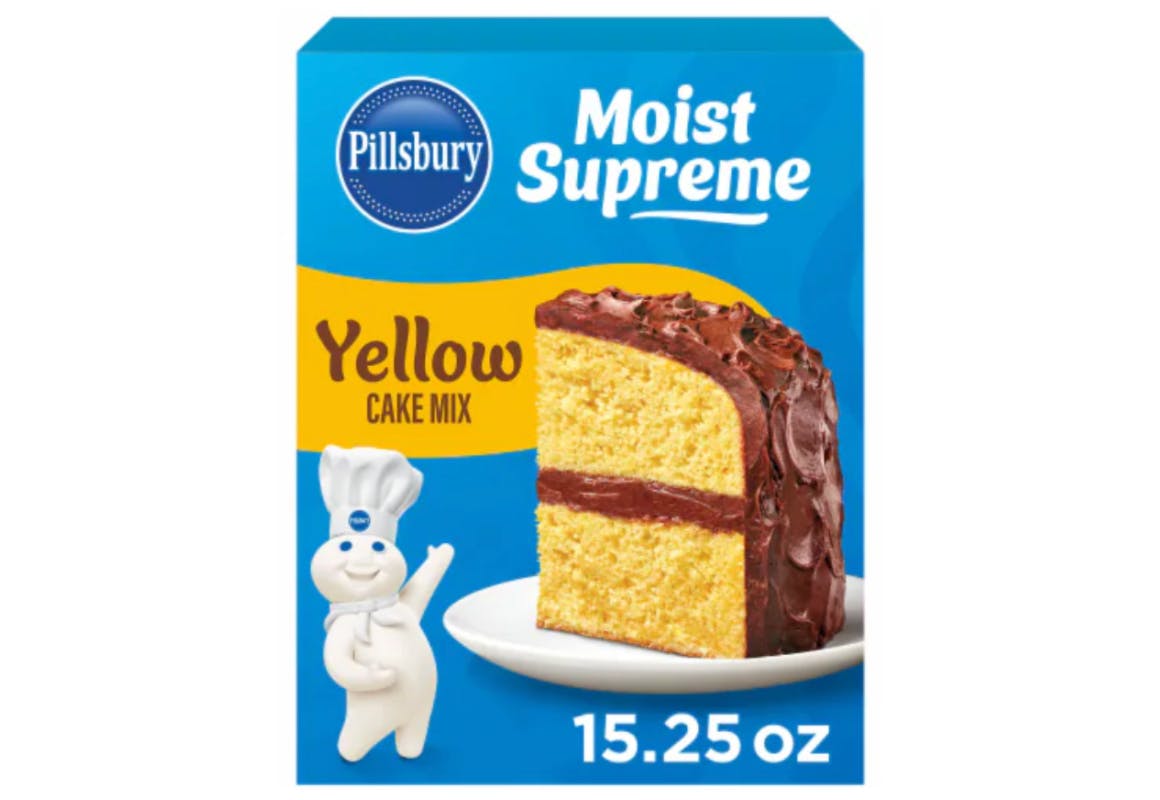 Pillsbury Cake Mix Box