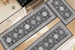Kitchen 3-piece rug set in kitchen