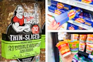 dave's killer bread, barilla pasta, and tyson chicken side by side