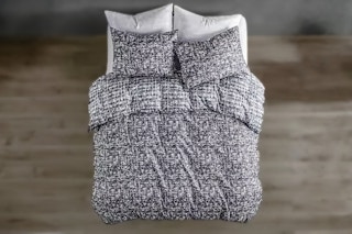 Lifestyle image of the 510 Designs 3-piece duvet set