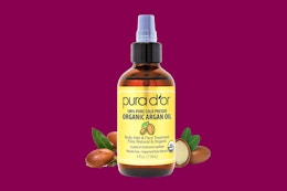 a brown spray bottle of Moroccan Argan Oil