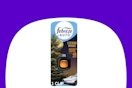 dollar general febreze auto air freshener on purple and white background