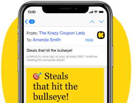 mobile phone displaying kcl app