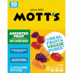 Mott's Fruit Flavored Snacks Box
