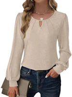 Women's Long Puff Sleeve Top
