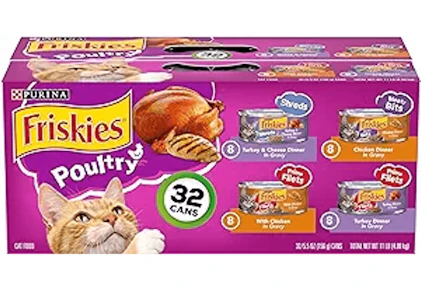 Purina Friskies Cat Food 32-Count