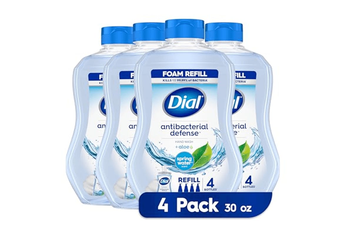 Dial Foaming Hand Soap Refill 4-Pack