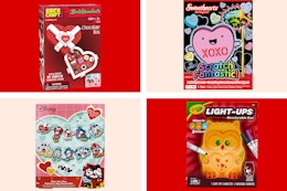 office depot valentine's day collage with four products