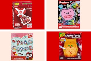 office depot valentine's day collage with four products