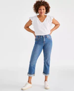 Women's Curvy Capri Jeans