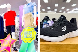 Target's Best Circle Week Clothing Deals: 40% Off Skechers and $3.32 Polos card image