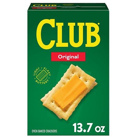 2 Kellogg's Club Cracker Boxes