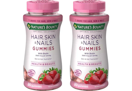 2 Nature's Bounty Gummies Bottles