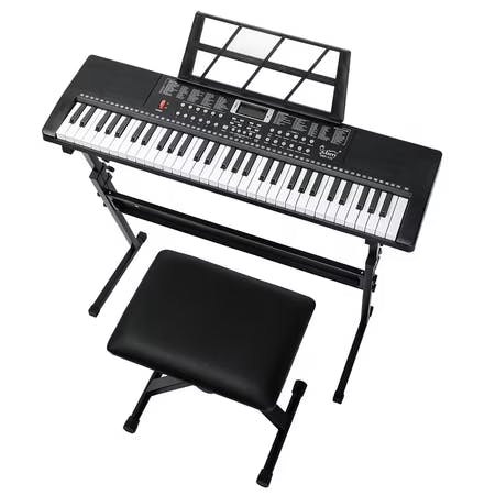 61-Key Keyboard with Stand & Bench