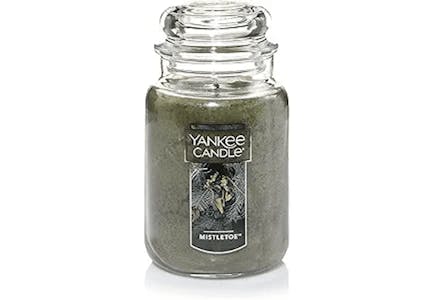 2 Yankee Mistletoe Candles