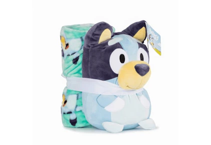 Bluey Pillow and Blanket Set