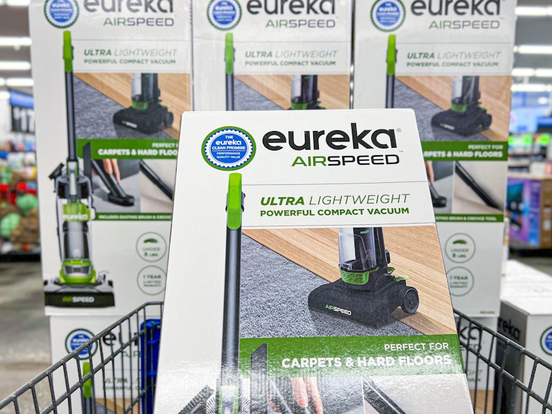 eureka airspeed vacuum in walmart cart