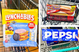 lunchables ball park pepsi collage