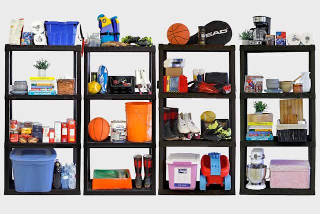 Get a 4-Pack of Hyper Tough Shelving Units for Just $85 at Walmart card image