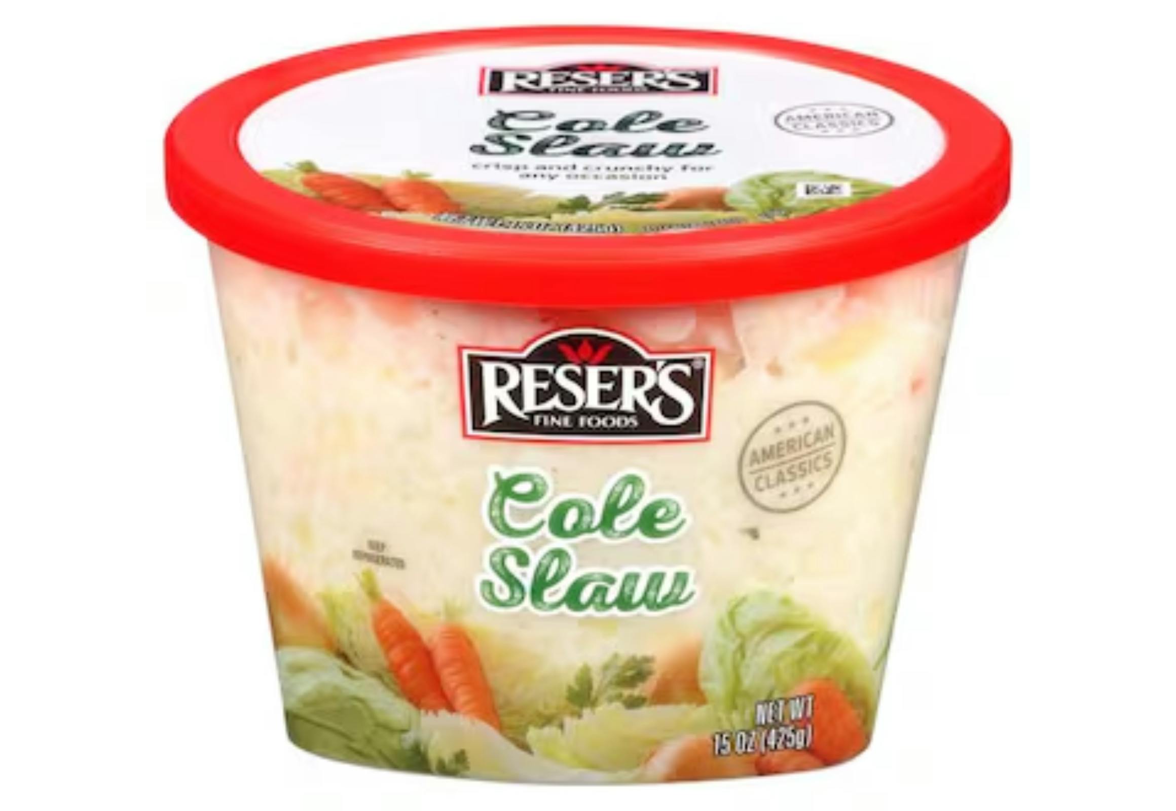 2 Reser's Cole Slaw Tubs