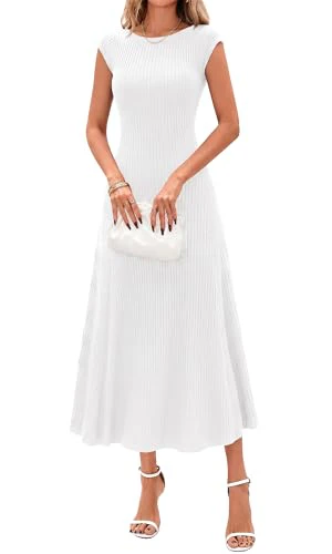 Women's Summer Midi Dress, XX-Large