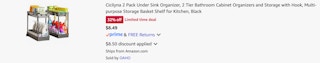 Amazon 2-Tier Under-Sink Organizers 2025 2