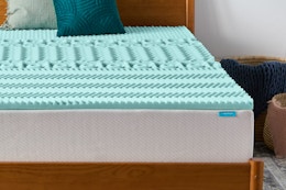 green tea and cooling gel mattress topper