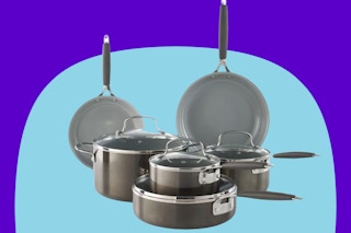 A collage of cookware