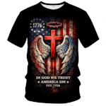Patriotic 1776 Adult T-Shirt