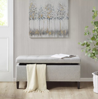 Madison Park Frances Storage Ottoman