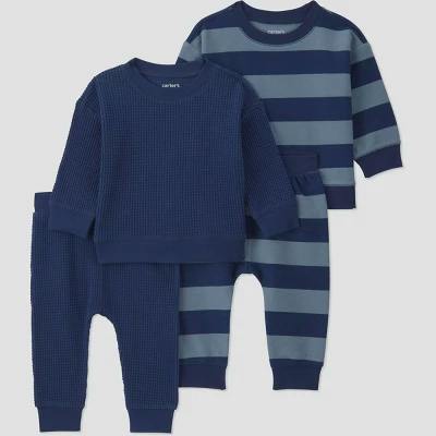 Baby Striped Sweatshirt and Jogger Set
