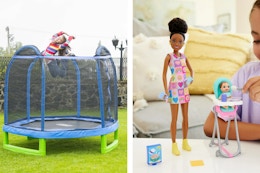 $9 Barbie, $99 Trampoline, and More Hot Walmart Toy Deals card image