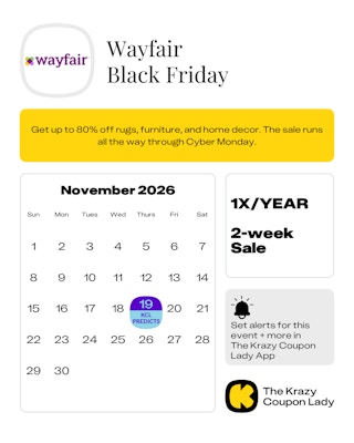 Wayfair Black Friday 2026