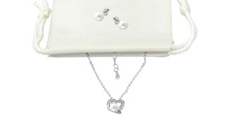 kohls aleure precioso pearl necklace and earring set