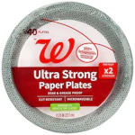 3 Walgreens Paper Plate Packs