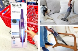 shark cyclone hand vacuum side by side