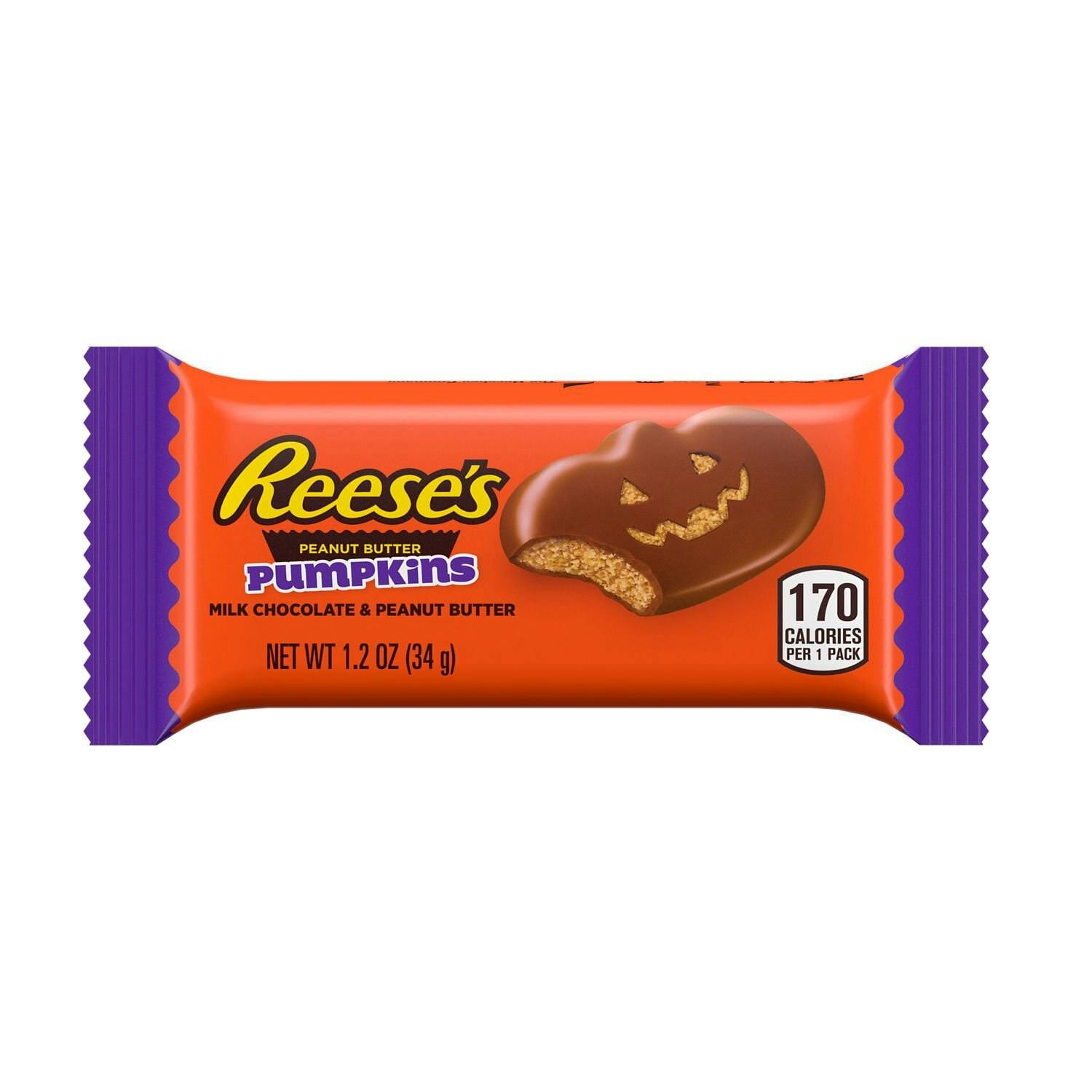 4 Reese's Peanut Butter Pumpkins