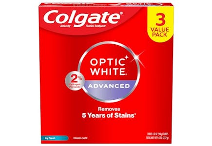 Colgate Optic White 3-Pack