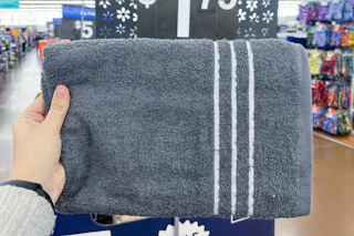 walmart mainstays towel hand holding