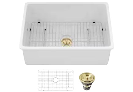 Porcelain Ceramic Kitchen Sink