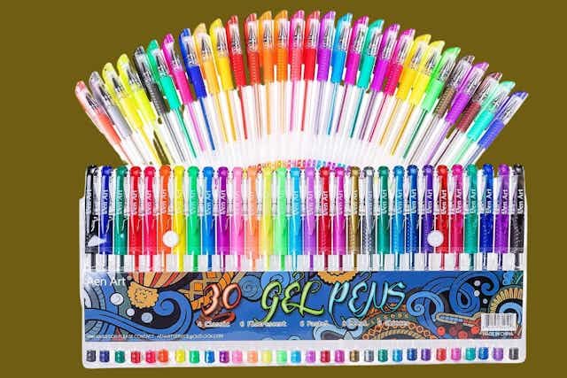 Gel Pens 30-Pack, as Low as $6.29 on Amazon (Reg. $13) card image