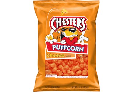 2 Chester's Puffcorn Bags