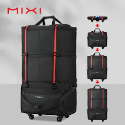 Expandable Rolling Duffel Bag