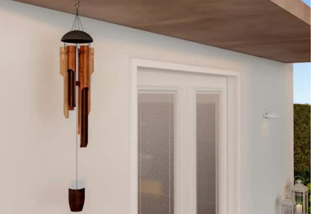 Bestselling Bamboo Wind Chime, Only $14.99 at Lowe's card image
