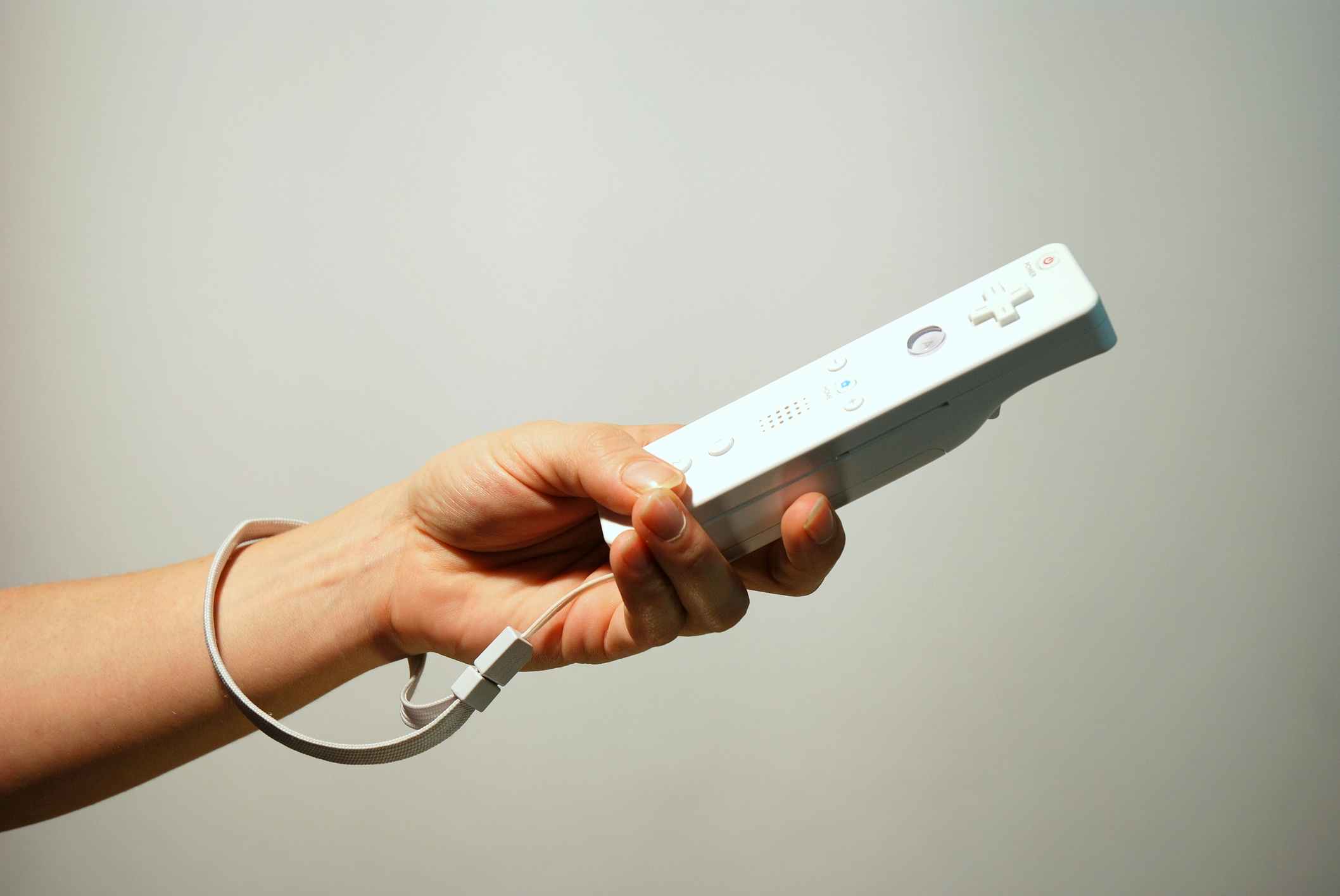 Wii remote being held 2020