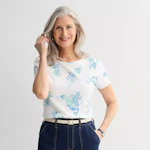 Croft & Barrow Women's Crewneck Tee