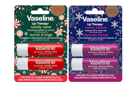 Holiday Vaseline Lip Therapy Duos