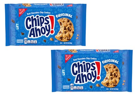 2 Chips Ahoy Cookie Packs