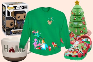 array of holiday disney products
