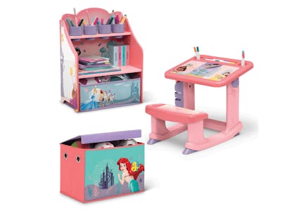 Disney Princess Art & Play Room-in-a-Box